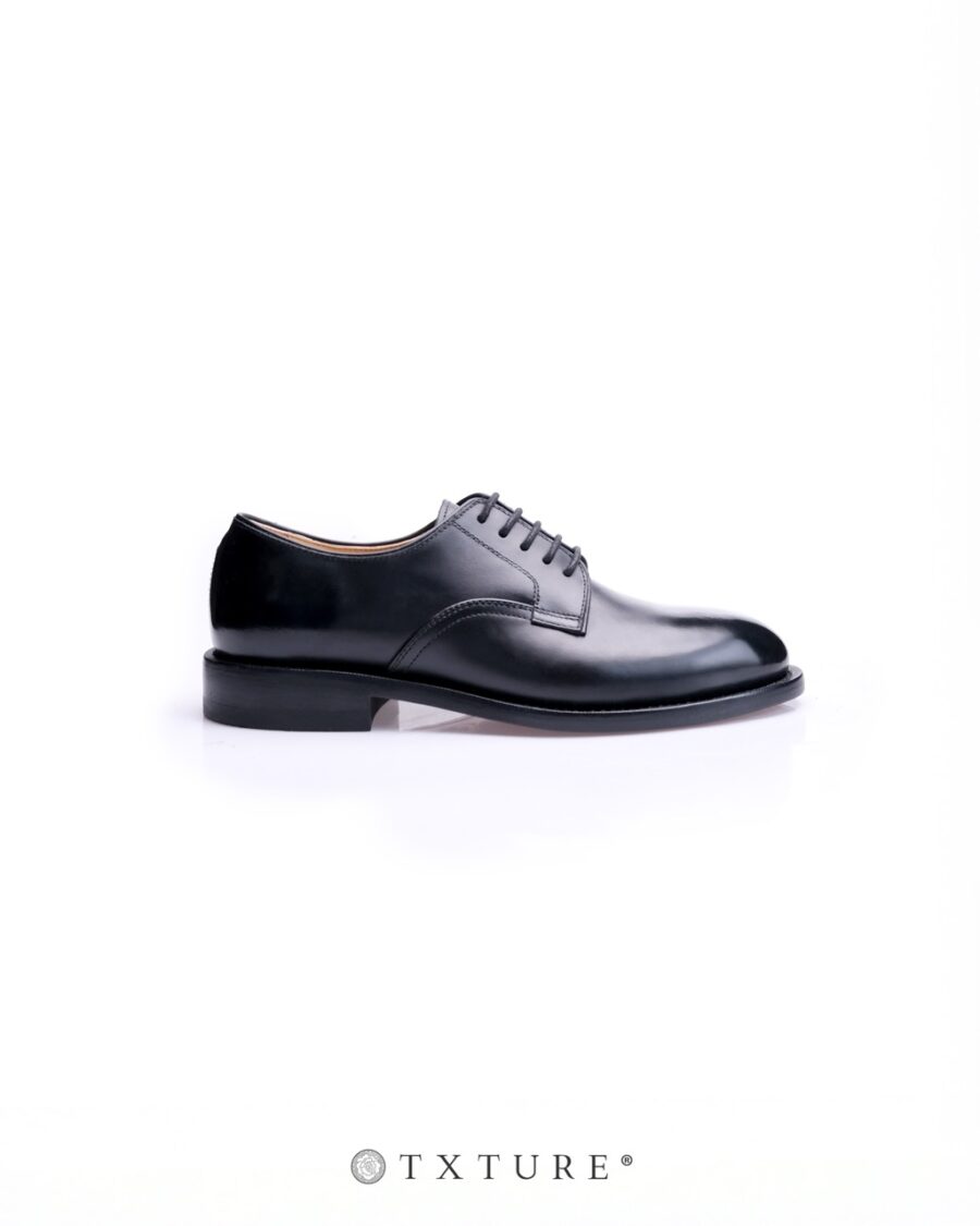 TXTURE | Civil Derby Shoes - Black - TXTURE Boots Goodyear Handmade